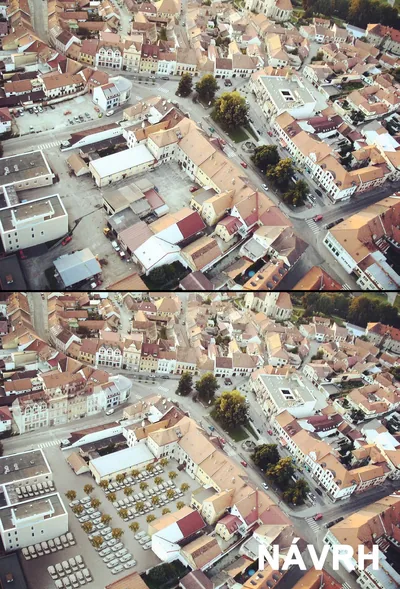 Parkoviště za radnicí — návrh