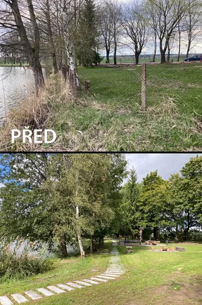 Břeh Velkého rybníka
